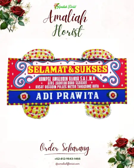 Papan Bunga Ucapan Selamat Gembor